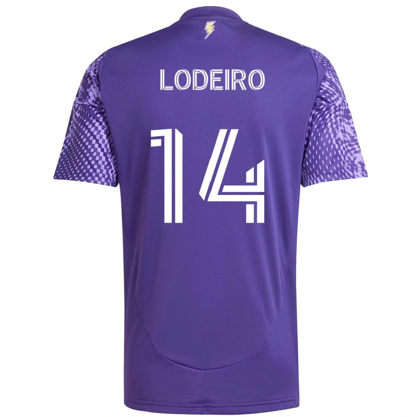 Danxen Herren Nicolás Lodeiro #14 Weiß Lila Heimtrikot Trikot 2025/26 T-Shirt Schweiz