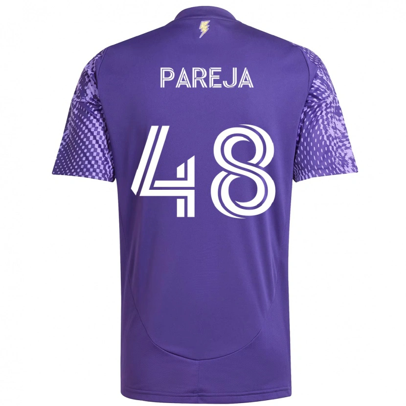 Danxen Herren Diego Pareja #48 Weiß Lila Heimtrikot Trikot 2025/26 T-Shirt Schweiz