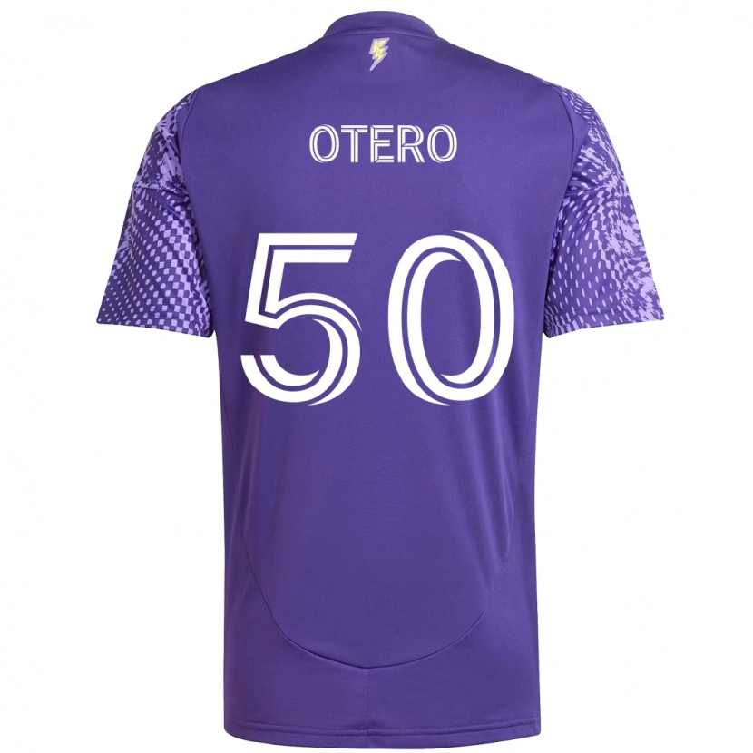Danxen Herren Javier Otero #50 Weiß Lila Heimtrikot Trikot 2025/26 T-Shirt Schweiz
