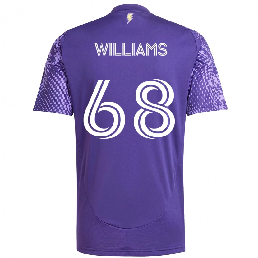Danxen Herren Thomas Williams #68 Weiß Lila Heimtrikot Trikot 2025/26 T-Shirt Schweiz