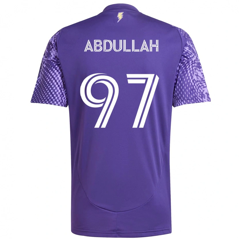 Danxen Herren Majed Abdullah #97 Weiß Lila Heimtrikot Trikot 2025/26 T-Shirt Schweiz