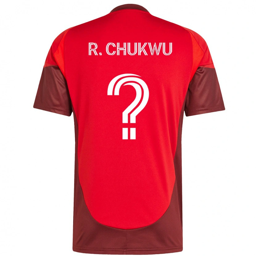 Danxen Herren Richard Chukwu #0 Rot Weiß Heimtrikot Trikot 2025/26 T-Shirt Schweiz