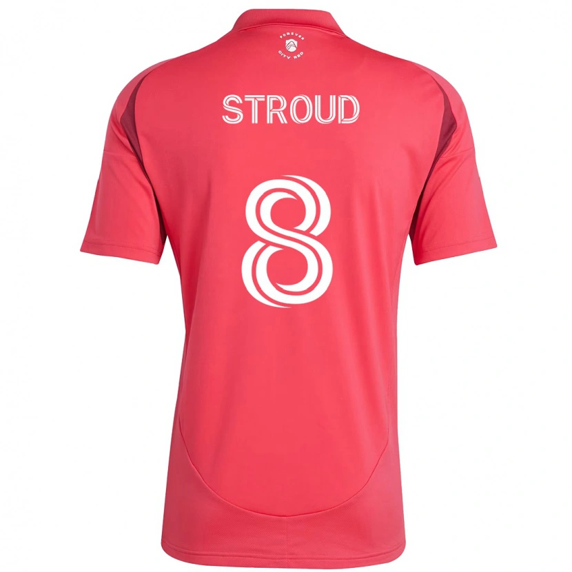 Danxen Herren Jared Stroud #8 Weiß Magenta Heimtrikot Trikot 2025/26 T-Shirt Schweiz