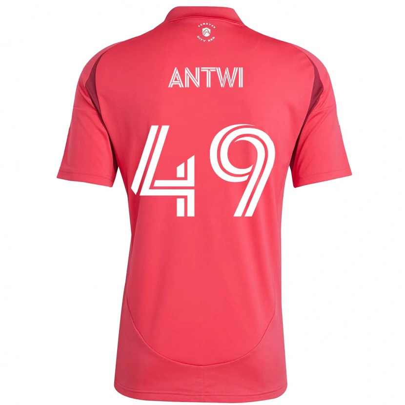 Danxen Herren Seth Antwi #49 Weiß Magenta Heimtrikot Trikot 2025/26 T-Shirt Schweiz