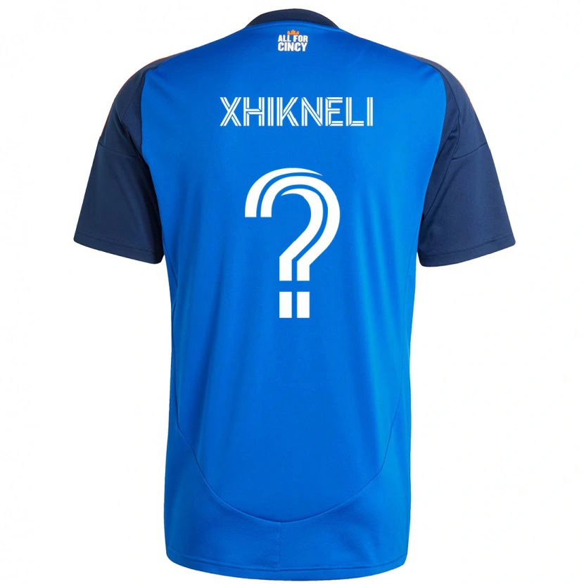 Danxen Herren Diego Xhikneli #0 Weiß Blau Orange Heimtrikot Trikot 2025/26 T-Shirt Schweiz