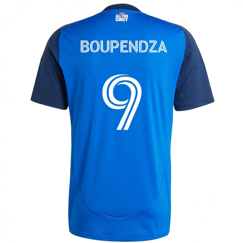 Danxen Herren Aaron Boupendza #9 Weiß Blau Orange Heimtrikot Trikot 2025/26 T-Shirt Schweiz
