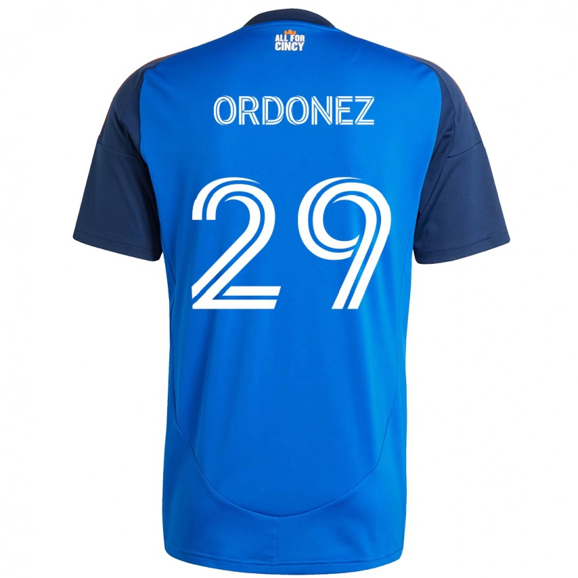 Danxen Herren Arquímides Ordóñez #29 Weiß Blau Orange Heimtrikot Trikot 2025/26 T-Shirt Schweiz