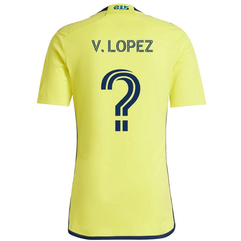 Danxen Herren Alejandro Velazquez-Lopez #0 Gelb Marineblau Heimtrikot Trikot 2025/26 T-Shirt Schweiz