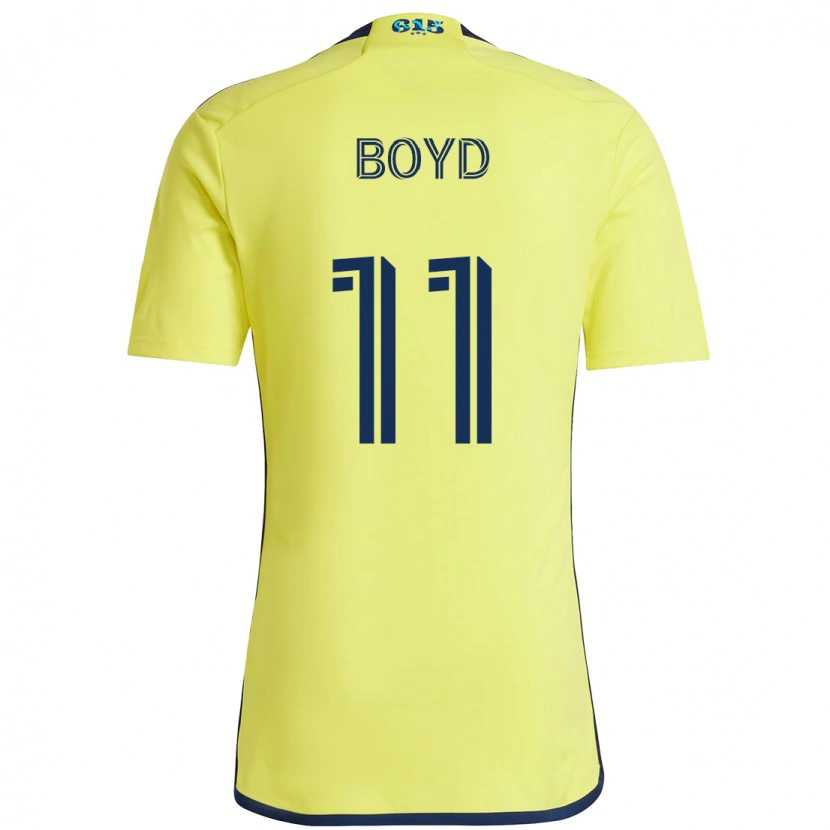 Danxen Herren Tyler Boyd #11 Gelb Marineblau Heimtrikot Trikot 2025/26 T-Shirt Schweiz