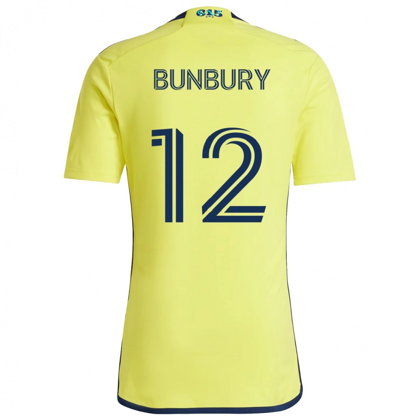 Danxen Herren Teal Bunbury #12 Gelb Marineblau Heimtrikot Trikot 2025/26 T-Shirt Schweiz