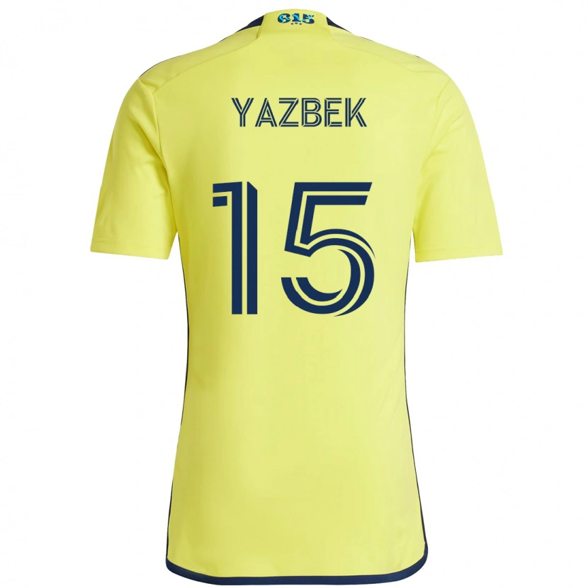 Danxen Herren Patrick Yazbek #15 Gelb Marineblau Heimtrikot Trikot 2025/26 T-Shirt Schweiz