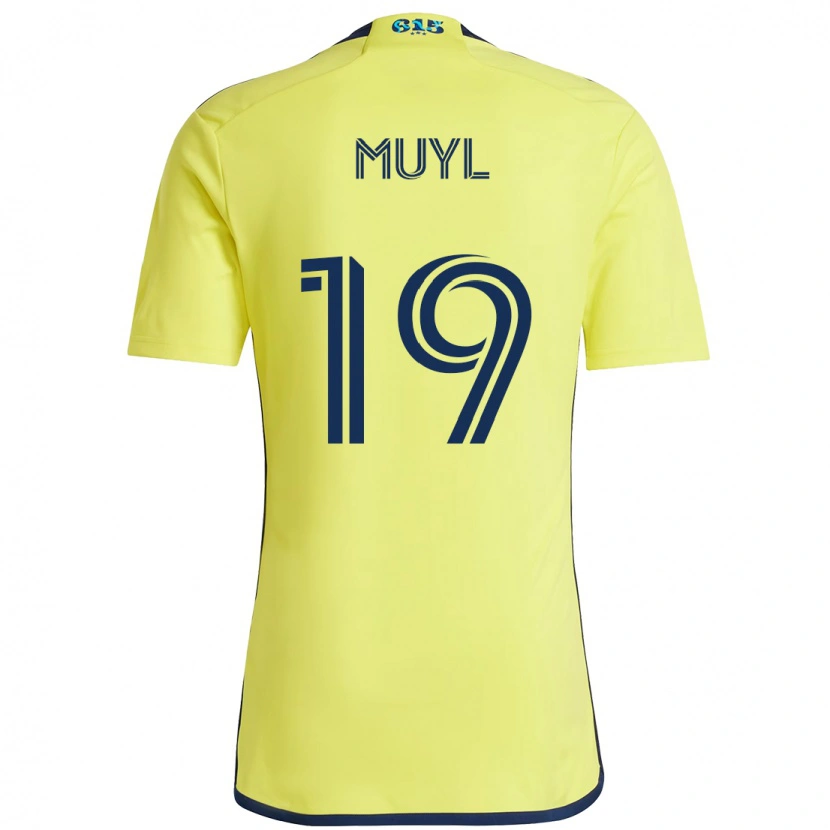 Danxen Herren Alex Muyl #19 Gelb Marineblau Heimtrikot Trikot 2025/26 T-Shirt Schweiz