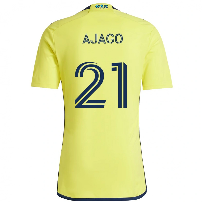Danxen Herren Forster Ajago #21 Gelb Marineblau Heimtrikot Trikot 2025/26 T-Shirt Schweiz