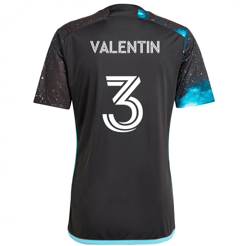 Danxen Herren Zarek Valentin #3 Schwarz Blau Heimtrikot Trikot 2025/26 T-Shirt Schweiz