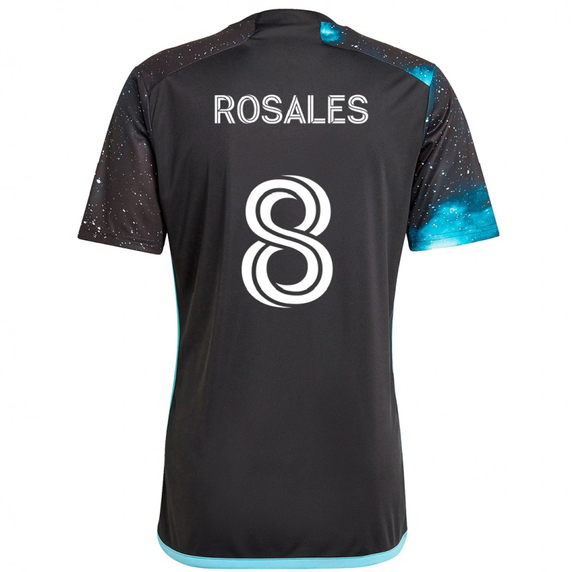 Danxen Herren Joseph Rosales #8 Schwarz Blau Heimtrikot Trikot 2025/26 T-Shirt Schweiz
