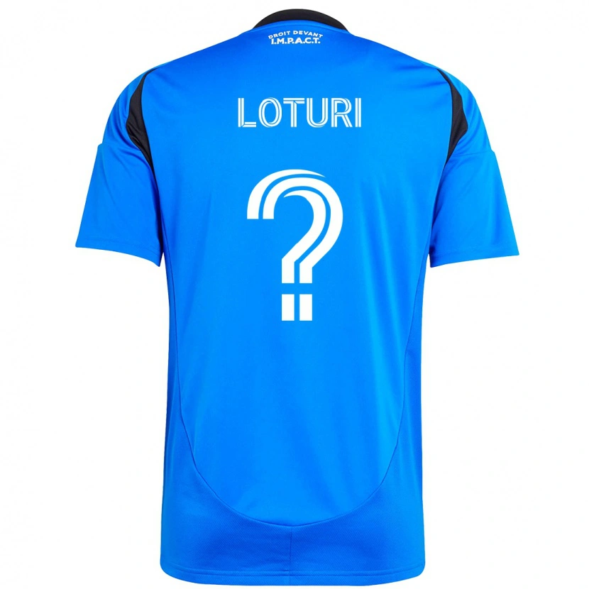 Danxen Herren Victor Loturi #0 Himmelblau Dunkelblau Heimtrikot Trikot 2025/26 T-Shirt Schweiz