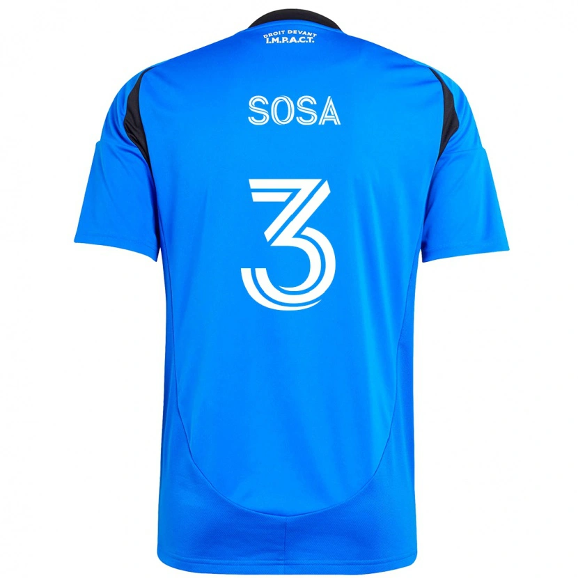 Danxen Herren Joaquín Sosa #3 Himmelblau Dunkelblau Heimtrikot Trikot 2025/26 T-Shirt Schweiz