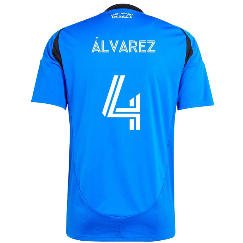 Danxen Herren Fernando Álvarez #4 Himmelblau Dunkelblau Heimtrikot Trikot 2025/26 T-Shirt Schweiz