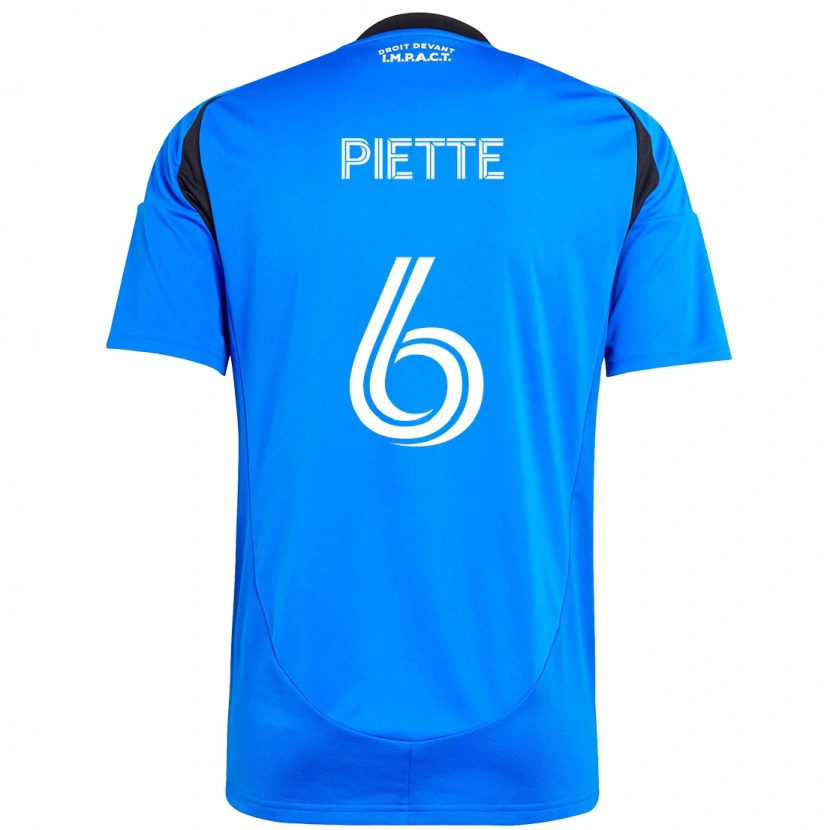 Danxen Herren Samuel Piette #6 Himmelblau Dunkelblau Heimtrikot Trikot 2025/26 T-Shirt Schweiz