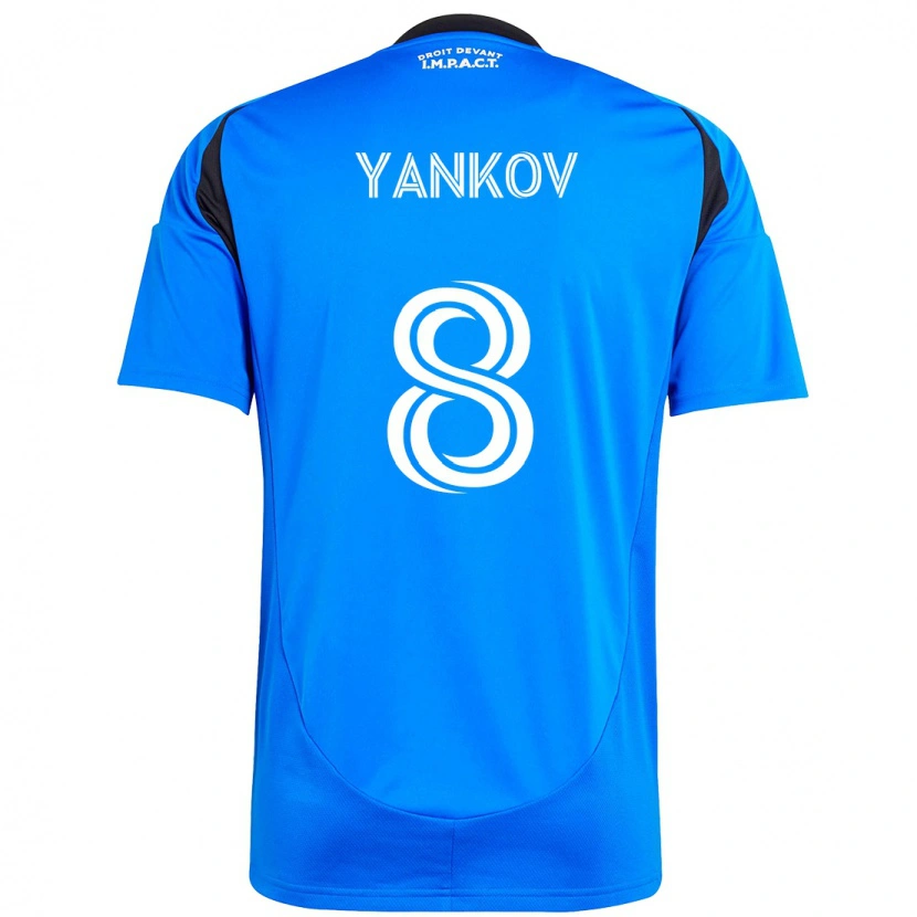 Danxen Herren Dominik Yankov #8 Dunkelblau Schwarz Heimtrikot Trikot 2025/26 T-Shirt Schweiz