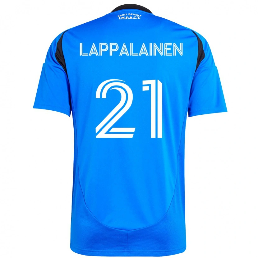 Danxen Herren Lassi Lappalainen #21 Himmelblau Dunkelblau Heimtrikot Trikot 2025/26 T-Shirt Schweiz