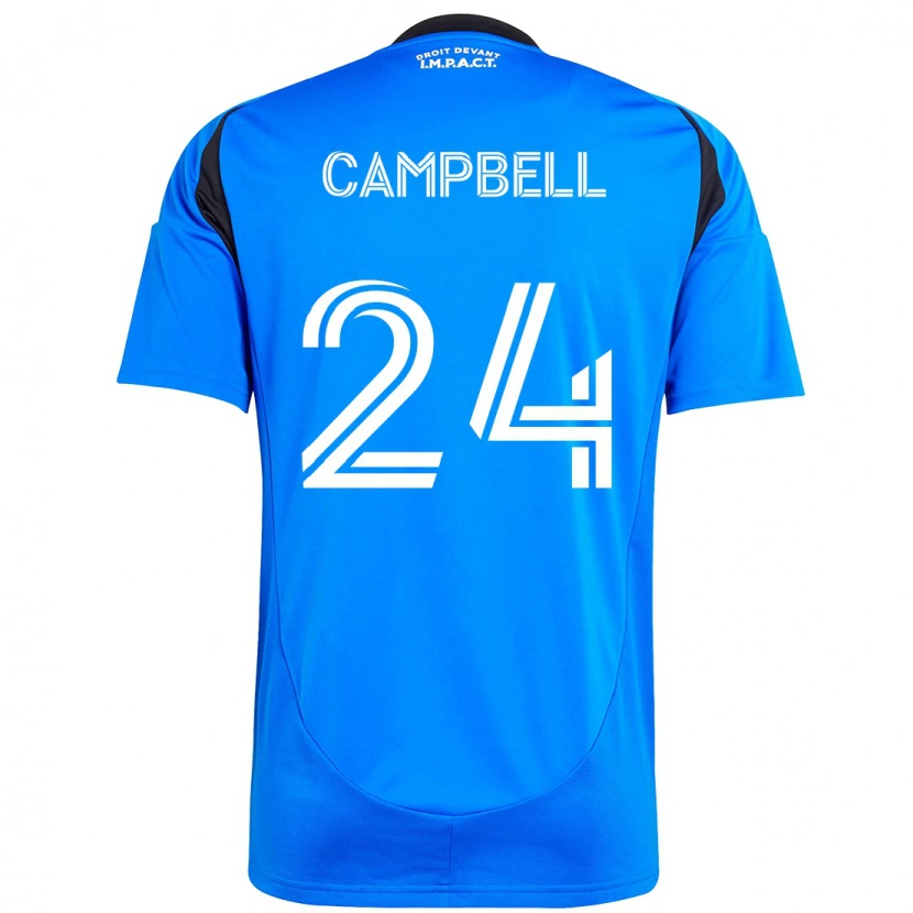 Danxen Herren George Campbell #24 Himmelblau Dunkelblau Heimtrikot Trikot 2025/26 T-Shirt Schweiz