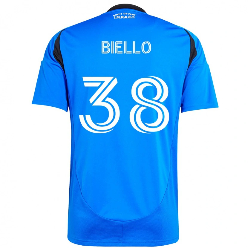 Danxen Herren Alessandro Biello #38 Himmelblau Dunkelblau Heimtrikot Trikot 2025/26 T-Shirt Schweiz