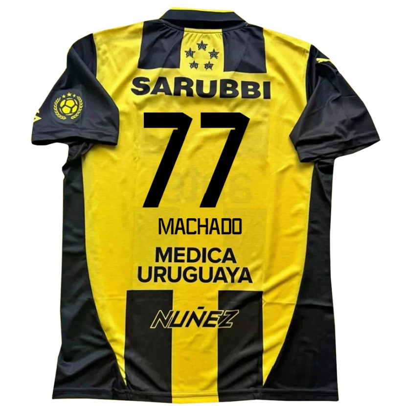 Danxen Herren Alexander Machado #77 Schwarz Gelb Heimtrikot Trikot 2025/26 T-Shirt Schweiz