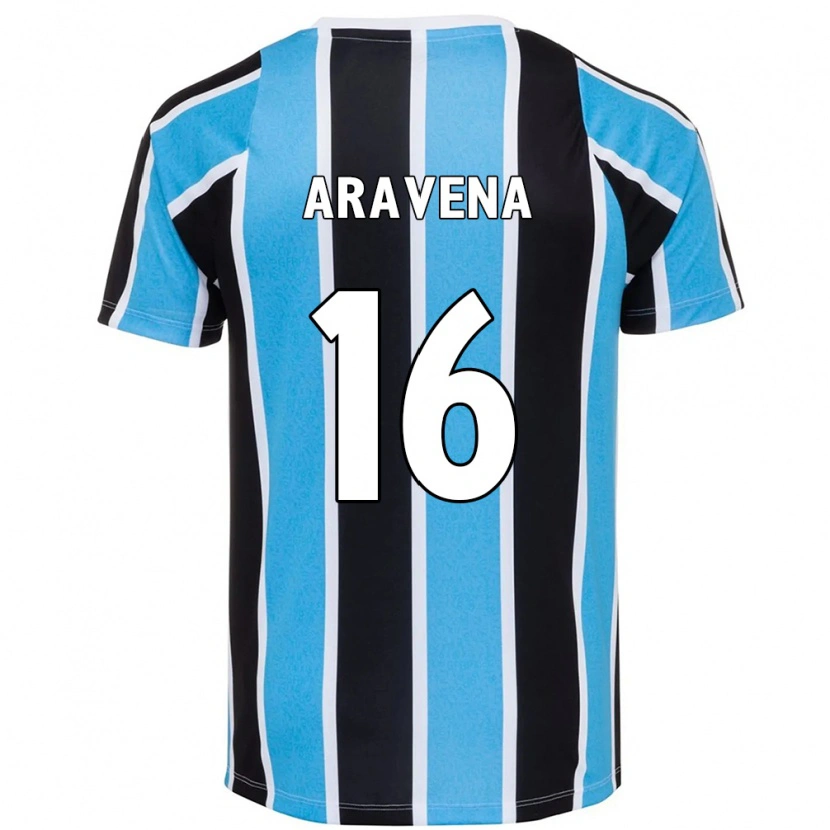 Danxen Herren Alexander Aravena #16 Weiß Blau Heimtrikot Trikot 2025/26 T-Shirt Schweiz