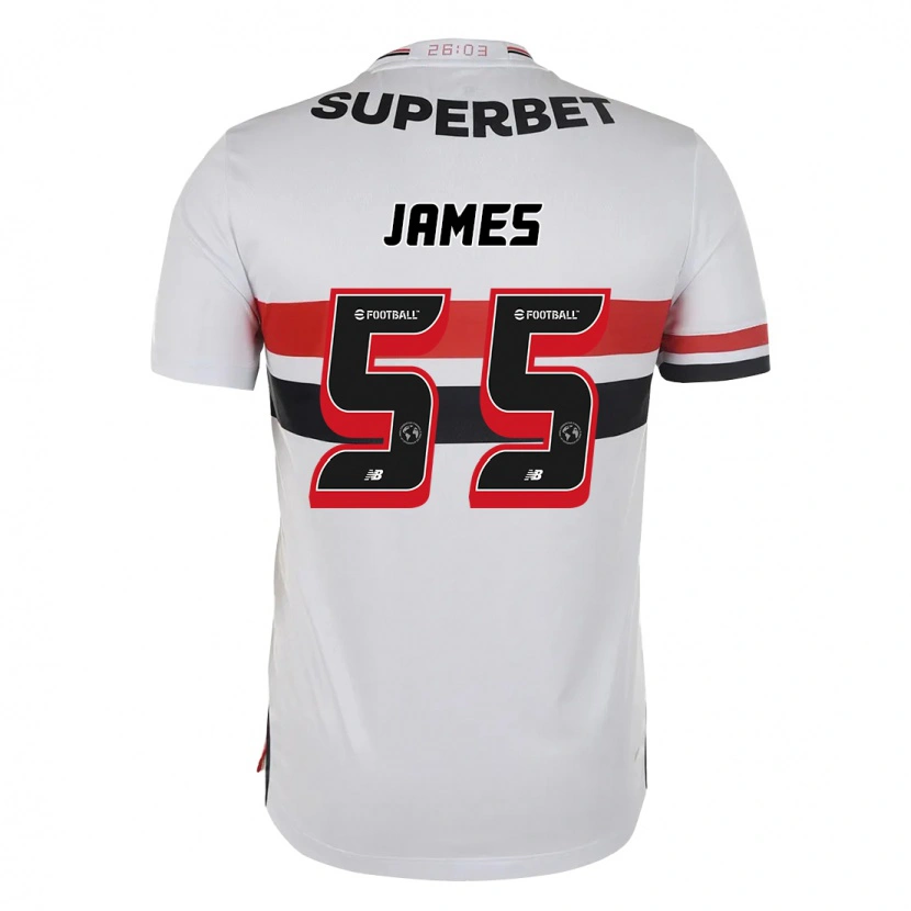 Danxen Herren James Rodriguez #55 Schwarz Rot Heimtrikot Trikot 2025/26 T-Shirt Schweiz