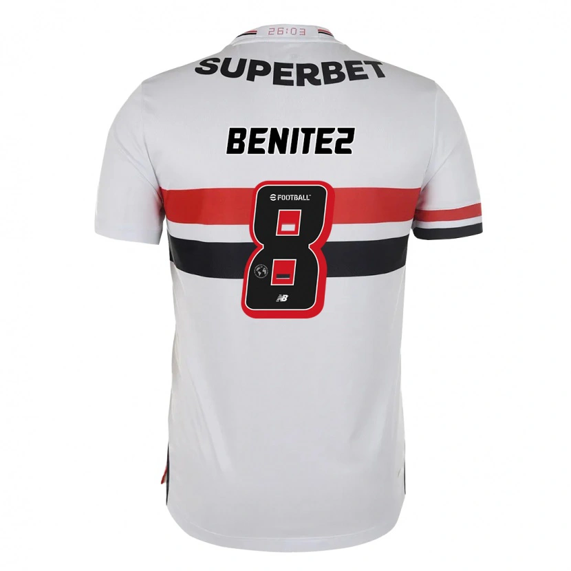 Danxen Herren Martin Benitez #8 Schwarz Rot Heimtrikot Trikot 2025/26 T-Shirt Schweiz