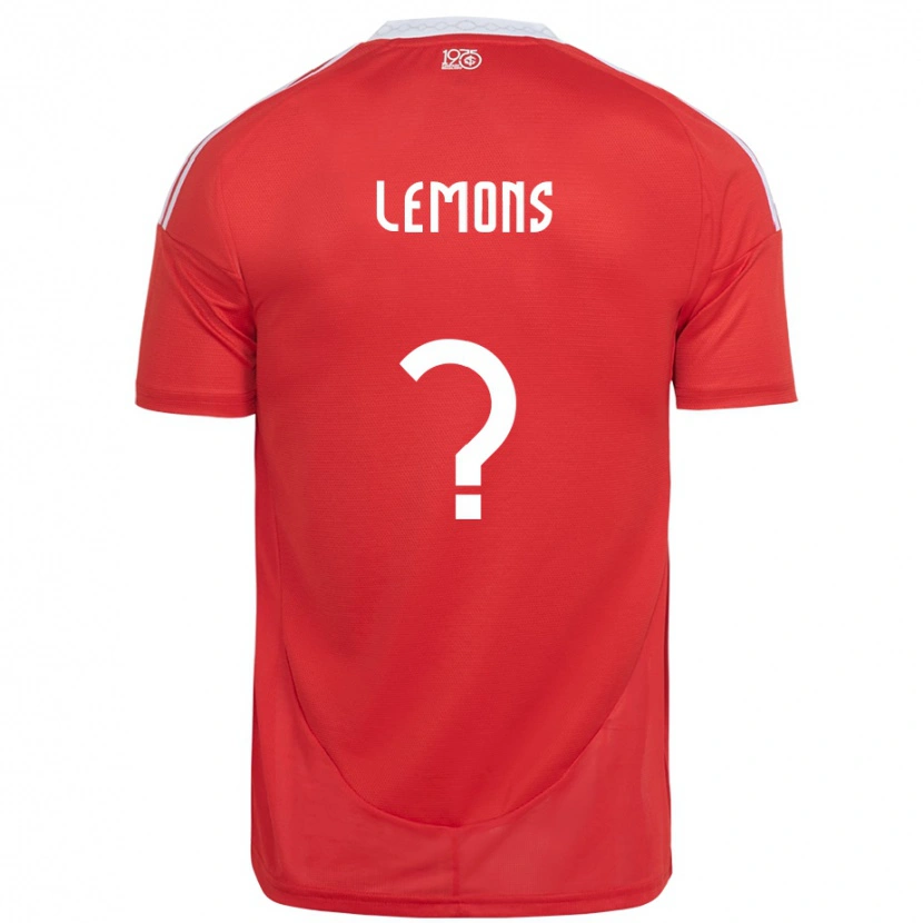 Danxen Herren Matheus Lemons #0 Weiß Rot Heimtrikot Trikot 2025/26 T-Shirt Schweiz