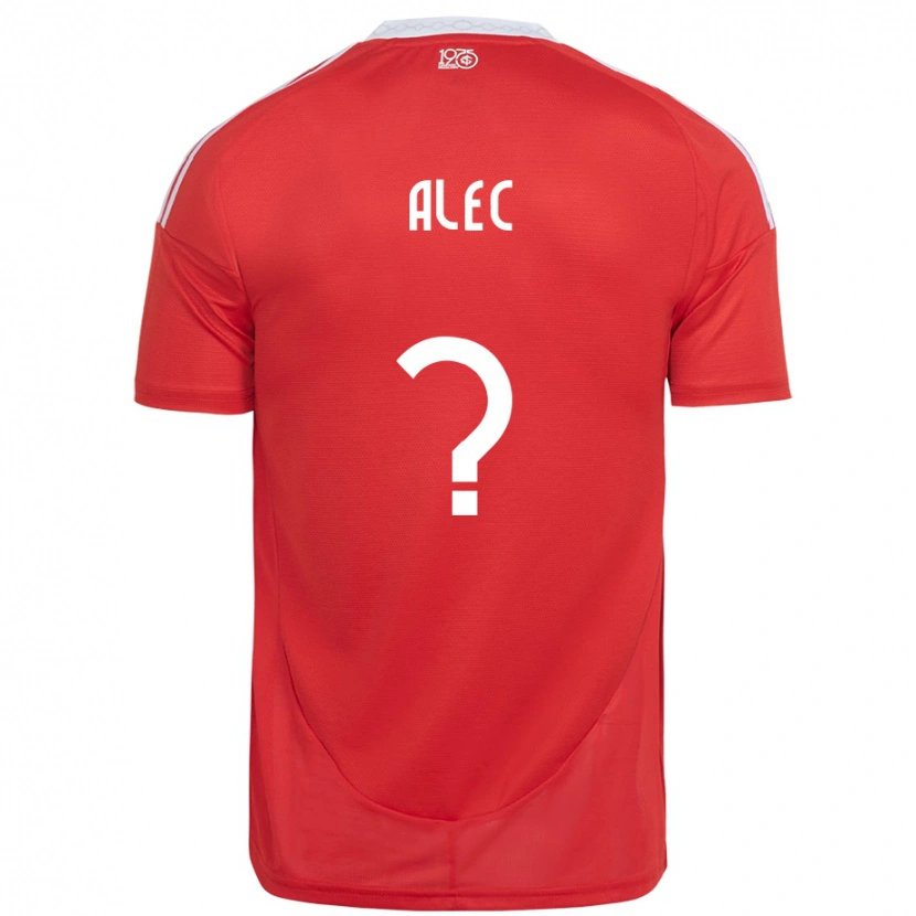 Danxen Herren Alec #0 Weiß Rot Heimtrikot Trikot 2025/26 T-Shirt Schweiz