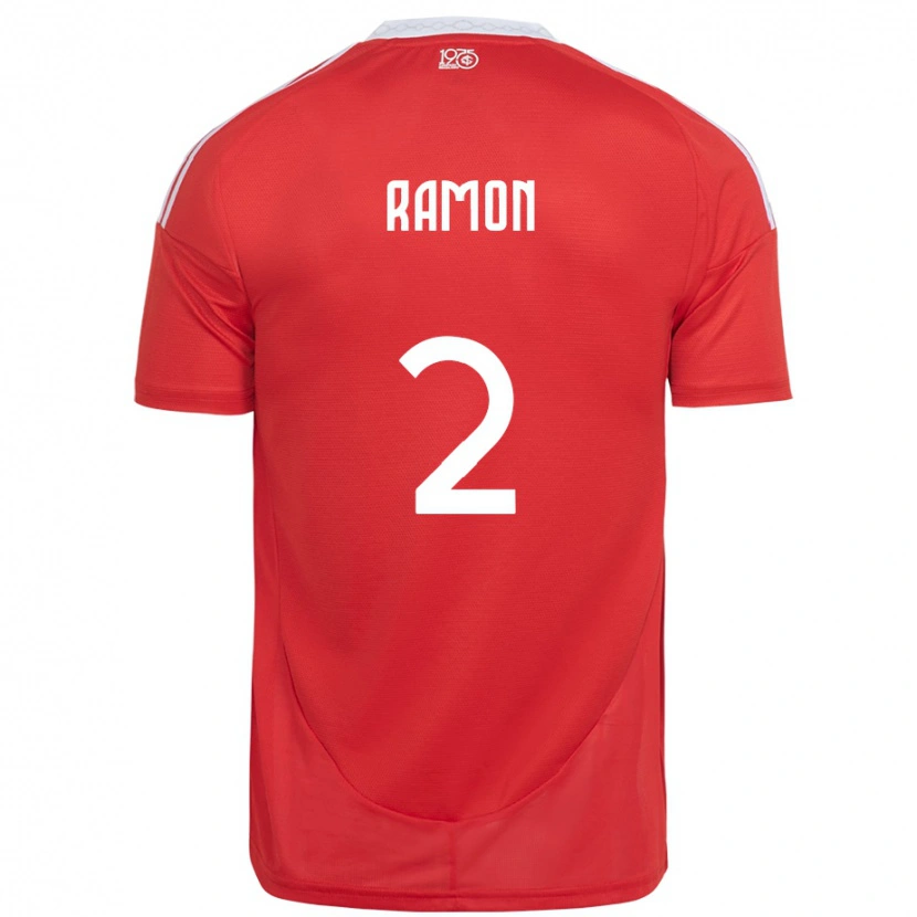 Danxen Herren Ramon #2 Weiß Rot Heimtrikot Trikot 2025/26 T-Shirt Schweiz