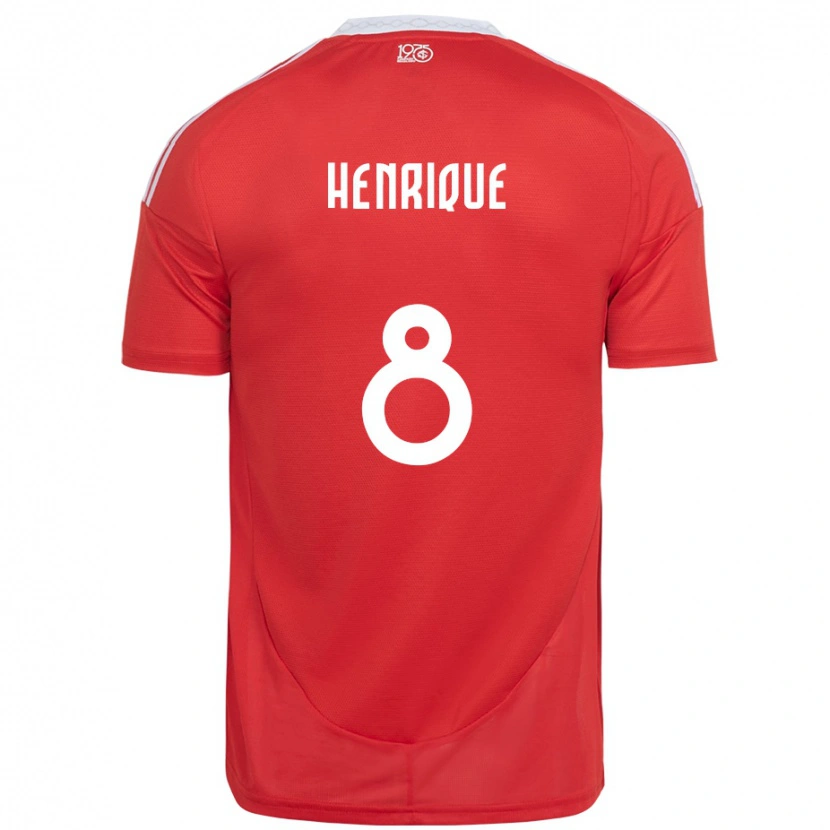 Danxen Herren Bruno Henrique #8 Weiß Rot Heimtrikot Trikot 2025/26 T-Shirt Schweiz