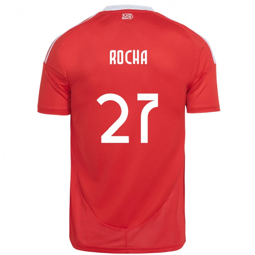Danxen Herren Kaique Rocha #27 Weiß Rot Heimtrikot Trikot 2025/26 T-Shirt Schweiz