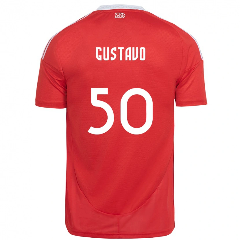 Danxen Herren Gustavo #50 Weiß Rot Heimtrikot Trikot 2025/26 T-Shirt Schweiz
