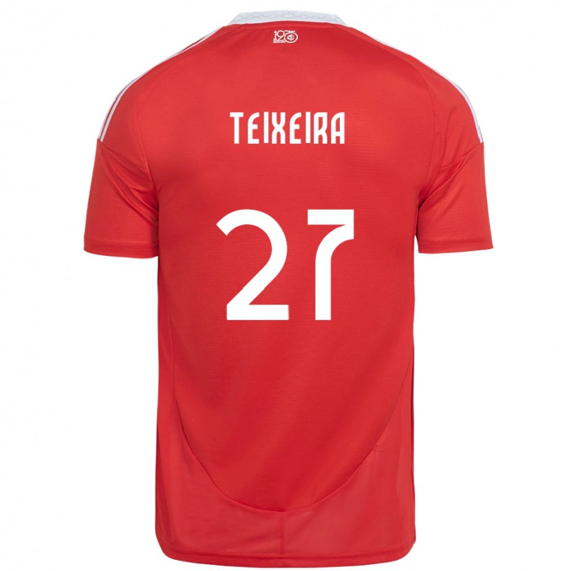 Danxen Herren Danny Teixeira #27 Weiß Rot Heimtrikot Trikot 2025/26 T-Shirt Schweiz