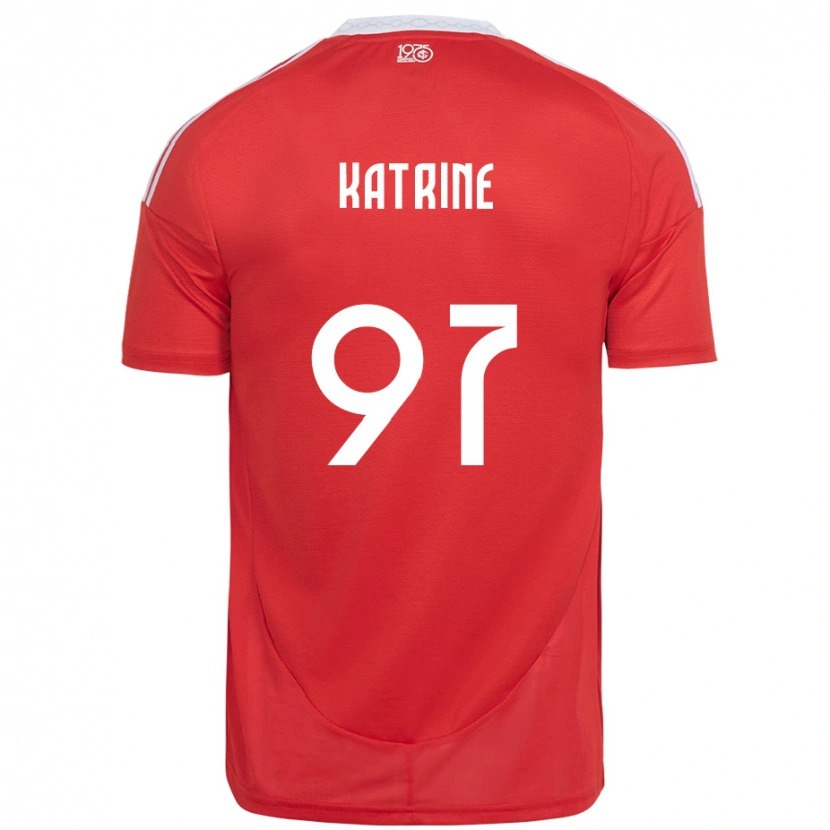 Danxen Herren Katrine #97 Weiß Rot Heimtrikot Trikot 2025/26 T-Shirt Schweiz