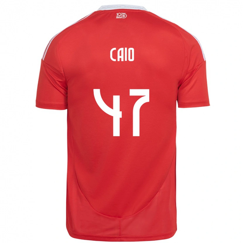 Danxen Herren Caio Vidal #47 Weiß Rot Heimtrikot Trikot 2025/26 T-Shirt Schweiz