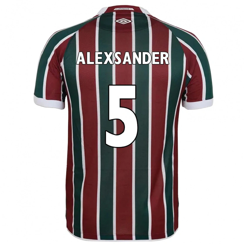 Danxen Herren Alexsander #5 Weiß Grün Kastanienbraun Heimtrikot Trikot 2025/26 T-Shirt Schweiz