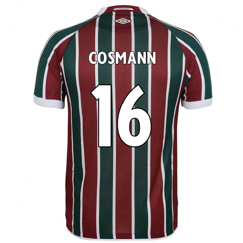 Danxen Herren Yasmin Cosmann #16 Weiß Grün Kastanienbraun Heimtrikot Trikot 2025/26 T-Shirt Schweiz