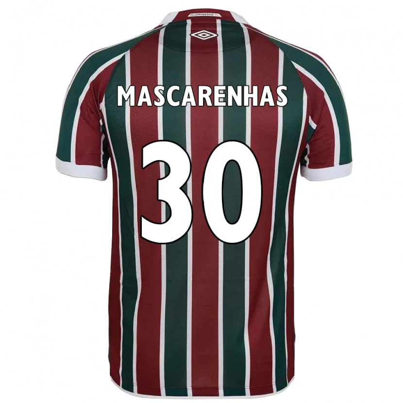 Danxen Herren Matheus Mascarenhas #30 Weiß Grün Kastanienbraun Heimtrikot Trikot 2025/26 T-Shirt Schweiz