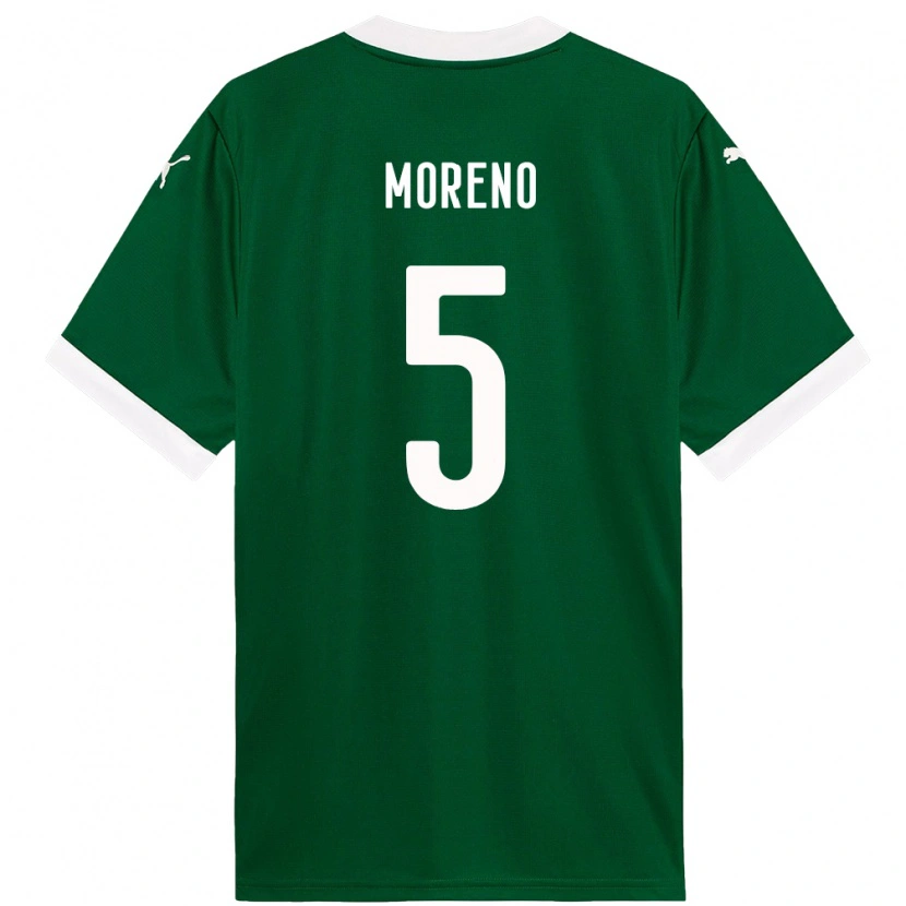 Danxen Herren Aníbal Moreno #5 Weiß Grün Heimtrikot Trikot 2025/26 T-Shirt Schweiz
