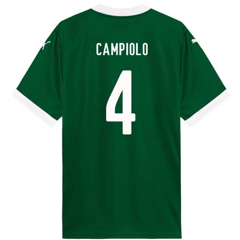 Danxen Herren Giovanna Campiolo #4 Weiß Grün Heimtrikot Trikot 2025/26 T-Shirt Schweiz