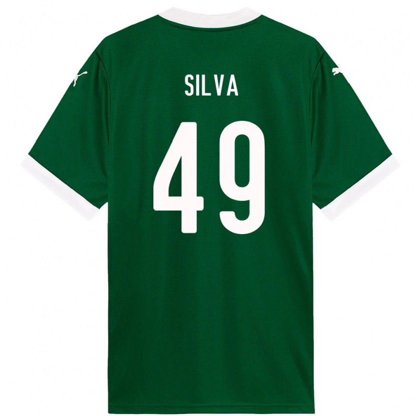 Danxen Herren Gabriel Silva #49 Weiß Grün Heimtrikot Trikot 2025/26 T-Shirt Schweiz