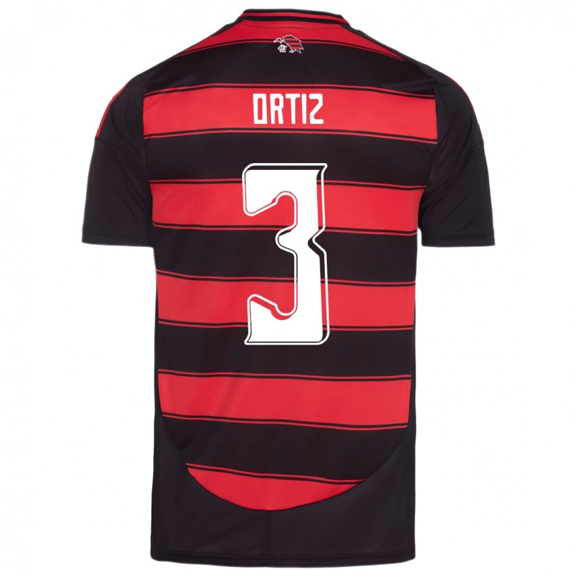 Danxen Herren Léo Ortiz #3 Weiß Rot Heimtrikot Trikot 2025/26 T-Shirt Schweiz