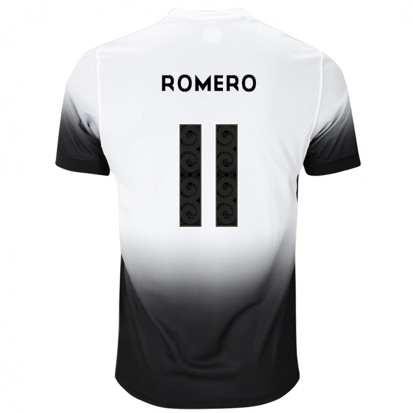 Danxen Herren Ángel Romero #11 Schwarz Weiß Heimtrikot Trikot 2025/26 T-Shirt Schweiz