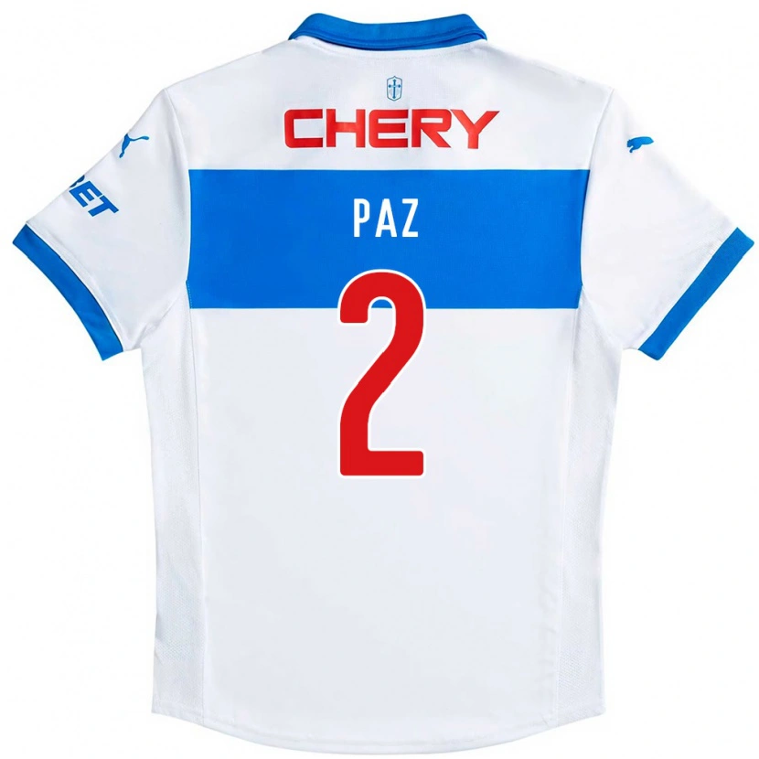 Danxen Herren Nehuen Paz #2 Königsblau Weiß Heimtrikot Trikot 2025/26 T-Shirt Schweiz
