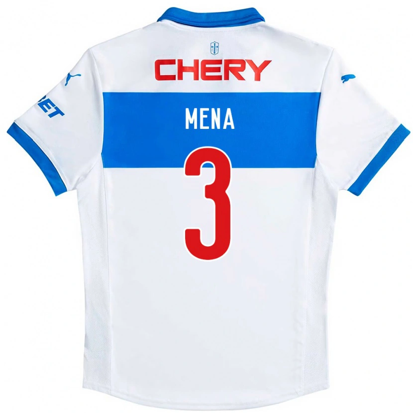 Danxen Herren Eugenio Mena #3 Königsblau Weiß Heimtrikot Trikot 2025/26 T-Shirt Schweiz